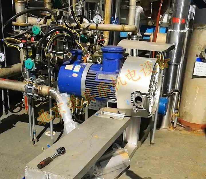 山東某化工廠采用15kw防腐防爆變頻漩渦氣泵