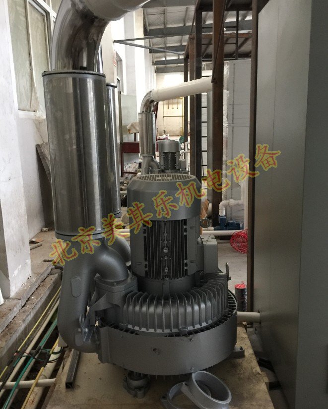 鄭州某新能源科技采用20kw漩渦氣泵